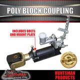 Trailer Caravan Override Poly Block Coupling + 3/4" Master Cylinder & Mount Kit. CTA Approved