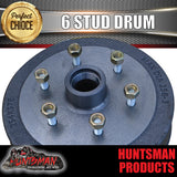 2X Trailer 10" Drums 6 Stud Landcruiser Stud Pattern. 6/139.7 PCD & S/L (Ford) Bearings.