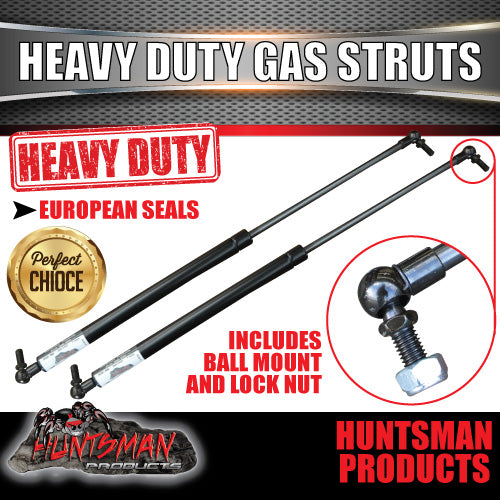 2-Pack Stainless Steel 7.5” 10# Gas Strut Shocks – For RV, Camper, Trailer & Marine Lids