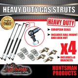 x4 605mm x 950 newton gas struts & brackets