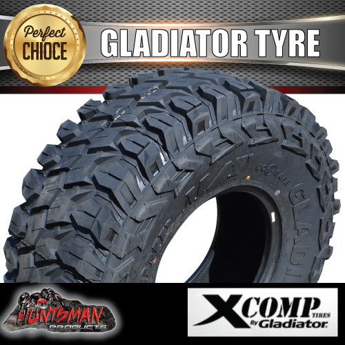 35X12.5R20 L/T 121Q Gladiator X-Comp Off Road Mud Tyre. 35 12.5 20