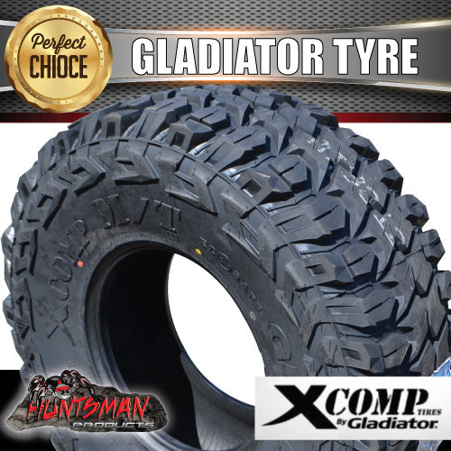 37X13.5R22 L/T 128Q Gladiator X-Comp Off Road Mud Tyre. 37 13.5 22