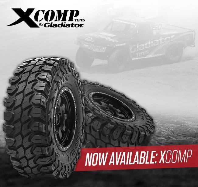 37X13.5R20 L/T 128Q Gladiator X-Comp Off Road Mud Tyre. 37 13.5 20