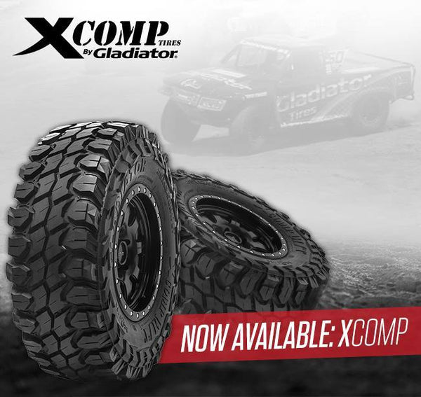 35X12.5R18 L/T 123Q Gladiator X-Comp Off Road Mud Tyre. 35 12.5 18