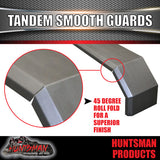 TANDEM 330MM GUARDS-OFF ROAD-SMOOTH STEEL-SUIT SLIPPER SPRINGS