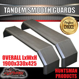TANDEM 330MM GUARDS-OFF ROAD-SMOOTH STEEL - ROCKER ROLLER SPRINGS