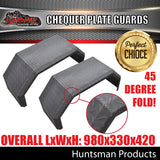 TRAILER GUARDS-OFF ROAD-SINGLE AXLE-CHEQUER STEEL