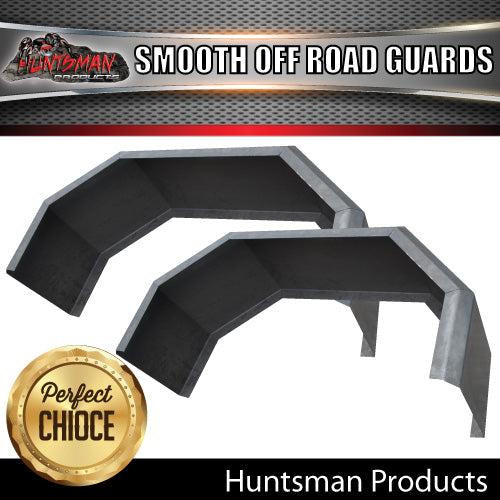 TRAILER GUARDS -OFF ROAD-SINGLE AXLE 330MM - SMOOTH STEEL