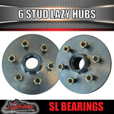 6 stud trailer hubs 6/114.3 suit D40 NP300 with S/L bearings
