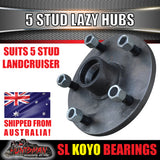 pair 5 stud trailer hubs 5/150 suit toyota Landcruiser SL Japanese KOYO bearings