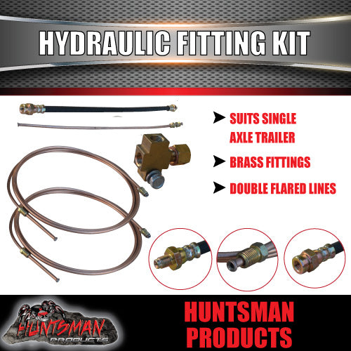 Single Axle Trailer Hydraulic Brake Fitting Kit.