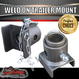 Jack Stand Weld on Mount, Solid Hinge Bracket suit up to 65mm Wide Stands