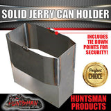 20 Litre Natural Finish Solid Welded Jerry Can Holder For Caravan Camper Trailer
