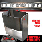 20 Litre Natural Finish Solid Welded Jerry Can Holder For Caravan Camper Trailer