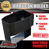 20 Litre Jerry Can Holder Front Opening Black Powdercoat Finish