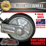 8" Trailer Caravan Swing Up Jockey Wheel & 100x50mm U bolts