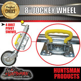 8" Trailer Caravan Swing Up Jockey Wheel & 100x50mm U bolts