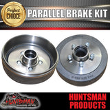 10" Parallel Trailer Electric Brake Kit. S.G Cast Drums..