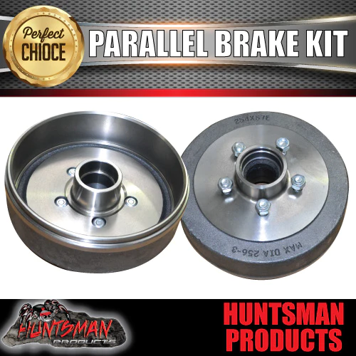 10" Parallel Trailer Electric Brake Kit. S.G Cast Drums.