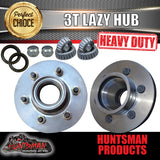 2X 3 Tonne 6 Stud Trailer Caravan Hubs 6/139.7 pcd 3000kg Bearings.  Suits Huntsman & Alko