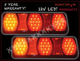 Pair Roadvision BR80ARR LED Rear Combination Lamp Lights