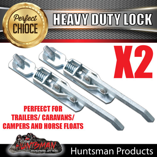 x2 Heavy Duty Over Centre Fastener Lock Latch (Weld On)