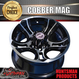 15X8 0 Offset Cobber Mag Wheel 6/139.7 pcd