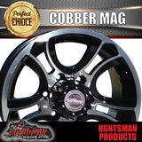 15X8 0 Offset Cobber Mag Wheel 6/139.7 pcd