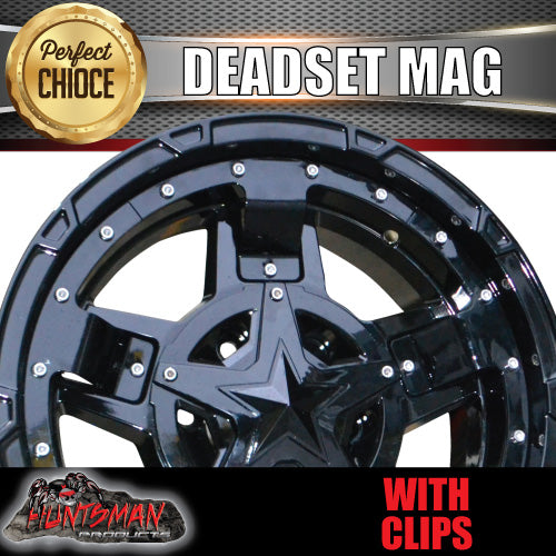 17x9, 0 Offset Deadset Mag Wheel 6/139.7 pcd