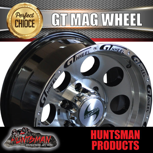 16X8 GT Alloy Mag Wheel 4X4 4wd 6/139.7 -20 Offset Fits Landcruiser Nissan ETC