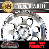 16X8 0 Offset GT Alloy Mag Wheel 4X4 4WD 6/139.7 pcd suit Patrol Cruiser Ranger etc