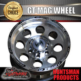 16X8 0 Offset GT Alloy Mag Wheel 4X4 4WD 6/139.7 pcd suit Patrol Cruiser Ranger etc