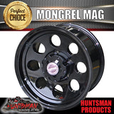 16X8 Mongrel Alloy Wheel Rim, Black, 5/150 pcd, 0 Offset suit Landcruiser