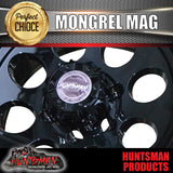 16X8 -22 Offset Mongrel Alloy Mag Rim 6/139.7 pcd Black Suits Patrol Toyota Hilux etc