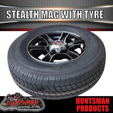 16" 6 stud Stealth Alloy & 225/75R16C Tyre. 225 75 16 Caravan Trailer