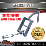 Mechanical Brake Marine Lever & cable kit suit 100mm Draw Bar