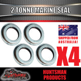 4x 2 Tonne Stainless Trailer Marine Seals for 30210 Inner Bearing Suit ALKO & Huntsman Products