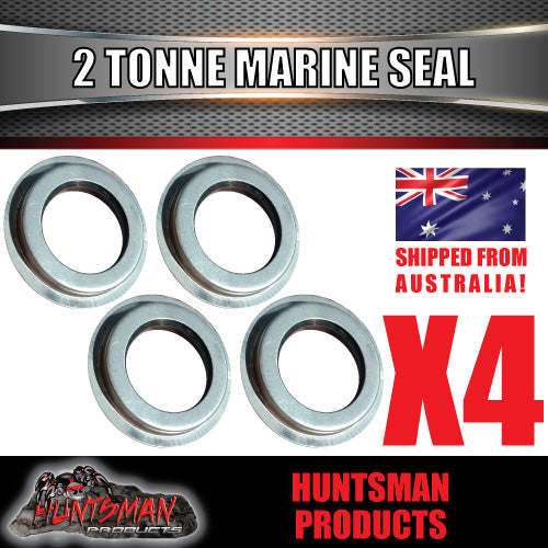 4x 2 Tonne Stainless Trailer Marine Seals for 25580 Inner Bearing Holroyd Dexter