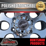 16X8 -22 Mongrel Alloy Mag Wheel Rim 6/139.7 pcd. Polished Finish. Fits Landcruiser, Patrol, Hilux, BT50, Ranger Etc