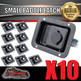 x10 Black Paddle Handle Lock Latch for Caravan Canopy Ute Truck Toolbox