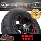 14" Trailer Caravan Raider Alloy Mag & 195R14C Tyre suits Ford. 195 14