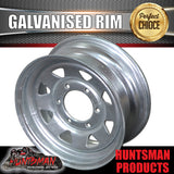 14" GALVANISED BOAT TRAILER WHEEL RIM- 6 STUD. 6/139.7 PCD