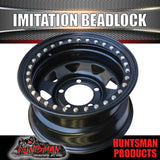 16X8 5/150 PCD -25 Offset Steel Imitation Beadlock Rim.   Fits Toyota Landcruiser