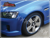 RIMSKINS-4X BLUE 20" DUABLE PROTECTION FOR YOU RIMS-MAGS COVERS WHEEL DAMAGE