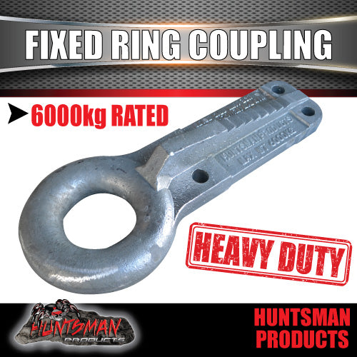 6000kg Trailer Ring Coupling Off Road Hitch Suit Pintle Hook 3