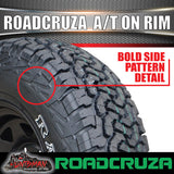 235/75R15 Roadcruza RA1100 105T A/T Tyre on 15" Black Steel Wheel. 235 75 15