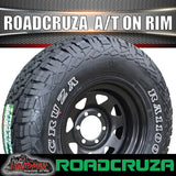 215/75R15 Roadcruza RA1100 100S A/T Tyre on 15" Black Steel Wheel. 215 75 15