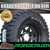 245/75R16 L/T Roadcruza Mud tyre on 16" black steel wheel. 245 75 16