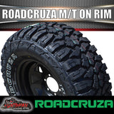 285/70R17 L/T Roadcruza MUD tyre on 17" black steel rim. 285 70 17