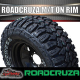 33X12.5R17 L/T Roadcruza MUD tyre on 17" black steel rim. 33 12.5 17